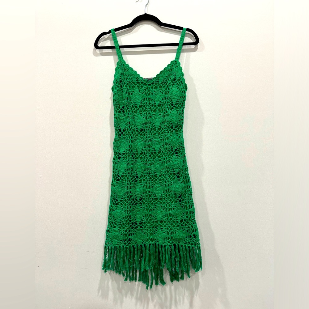 I.N.C. INTERNATIONAL CONCEPTS Crochet Sweater Dress Size S NWOT